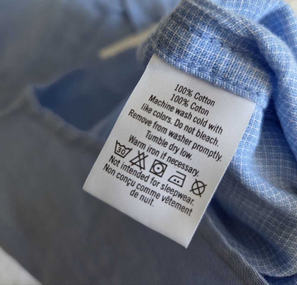Janie and Jack Blue Cotton Boys Shirt - Picture 6 of 8